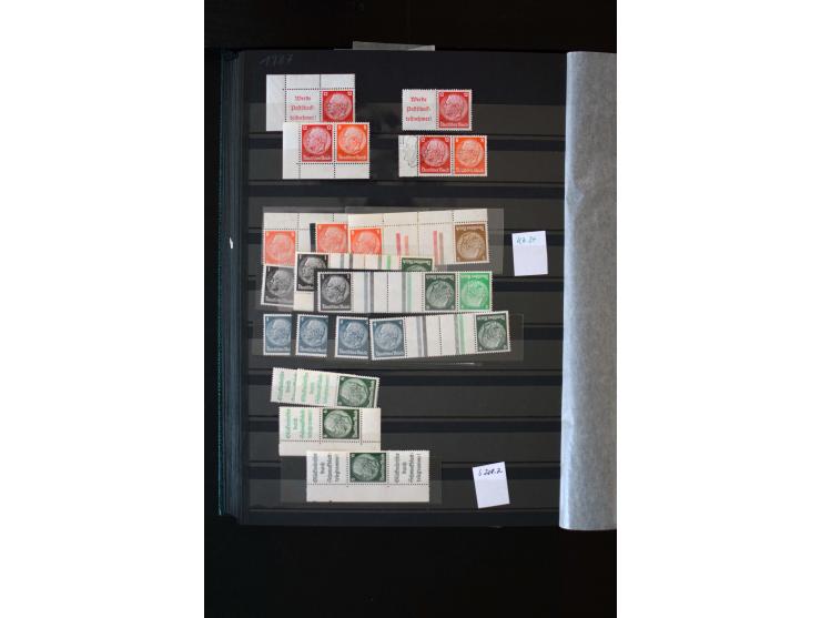  1910/41, postfrische, ungebrauchte und gestempelte Sammlung mit vielen guten Kombinationen wie Mi.-Nr. S1.4, S1-8, W1.1, W2.