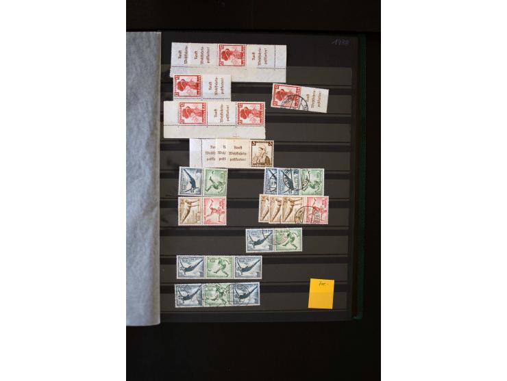  1910/41, postfrische, ungebrauchte und gestempelte Sammlung mit vielen guten Kombinationen wie Mi.-Nr. S1.4, S1-8, W1.1, W2.
