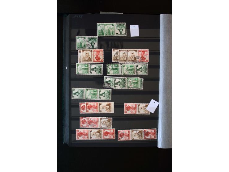  1910/41, postfrische, ungebrauchte und gestempelte Sammlung mit vielen guten Kombinationen wie Mi.-Nr. S1.4, S1-8, W1.1, W2.