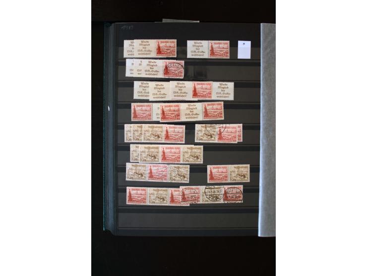  1910/41, postfrische, ungebrauchte und gestempelte Sammlung mit vielen guten Kombinationen wie Mi.-Nr. S1.4, S1-8, W1.1, W2.