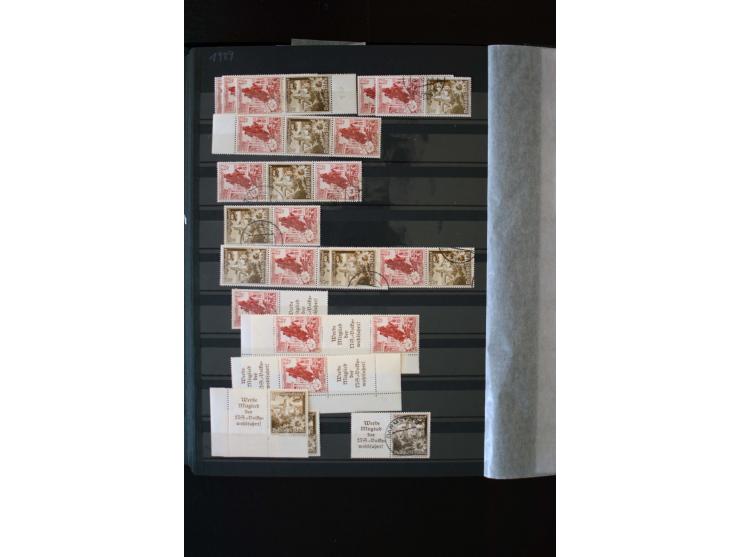  1910/41, postfrische, ungebrauchte und gestempelte Sammlung mit vielen guten Kombinationen wie Mi.-Nr. S1.4, S1-8, W1.1, W2.