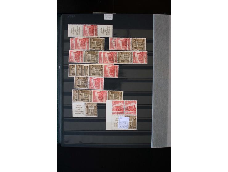  1910/41, postfrische, ungebrauchte und gestempelte Sammlung mit vielen guten Kombinationen wie Mi.-Nr. S1.4, S1-8, W1.1, W2.