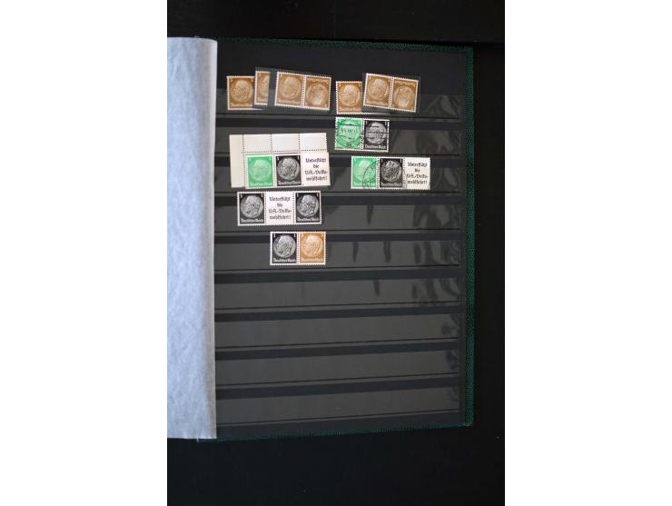 1910/41, postfrische, ungebrauchte und gestempelte Sammlung mit vielen guten Kombinationen wie Mi.-Nr. S1.4, S1-8, W1.1, W2.
