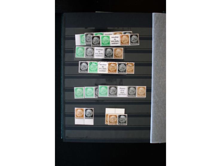  1910/41, postfrische, ungebrauchte und gestempelte Sammlung mit vielen guten Kombinationen wie Mi.-Nr. S1.4, S1-8, W1.1, W2.