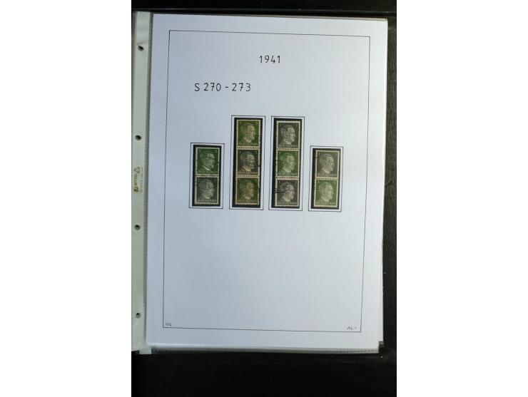 1912/41, gestempelte Sammlung mit vielen guten Kombinationen, Infla teils signiert, aber auch mit fraglichen Stempeln