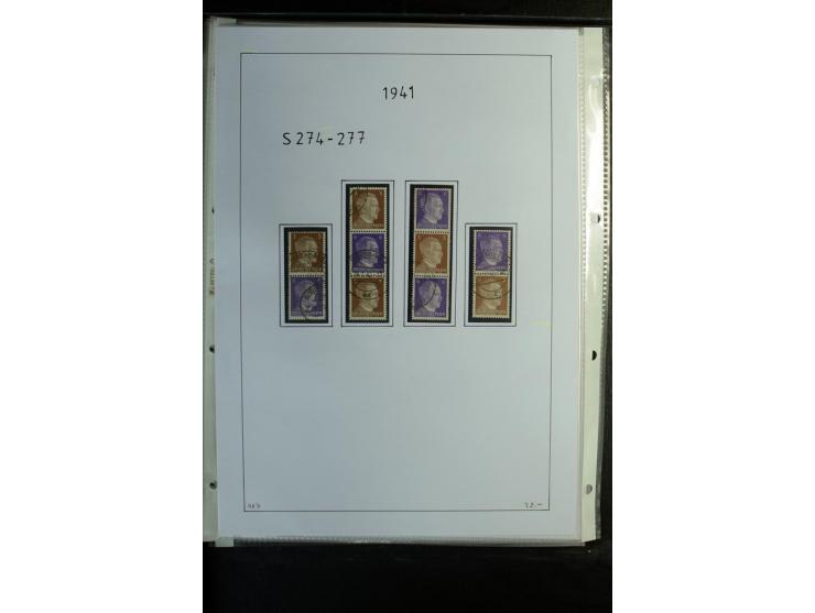 1912/41, gestempelte Sammlung mit vielen guten Kombinationen, Infla teils signiert, aber auch mit fraglichen Stempeln