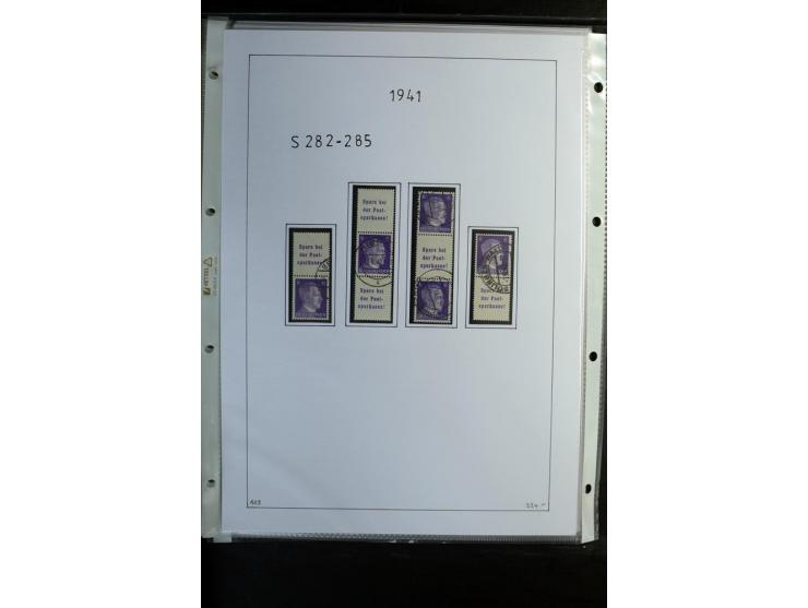 1912/41, gestempelte Sammlung mit vielen guten Kombinationen, Infla teils signiert, aber auch mit fraglichen Stempeln