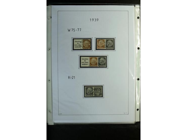 1912/41, gestempelte Sammlung mit vielen guten Kombinationen, Infla teils signiert, aber auch mit fraglichen Stempeln