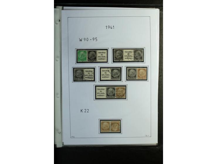 1912/41, gestempelte Sammlung mit vielen guten Kombinationen, Infla teils signiert, aber auch mit fraglichen Stempeln