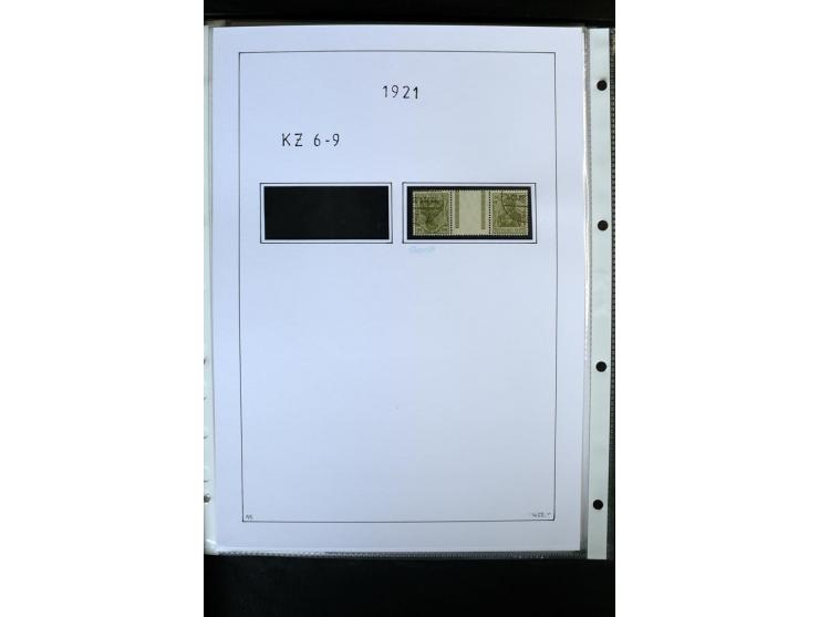1912/41, gestempelte Sammlung mit vielen guten Kombinationen, Infla teils signiert, aber auch mit fraglichen Stempeln
