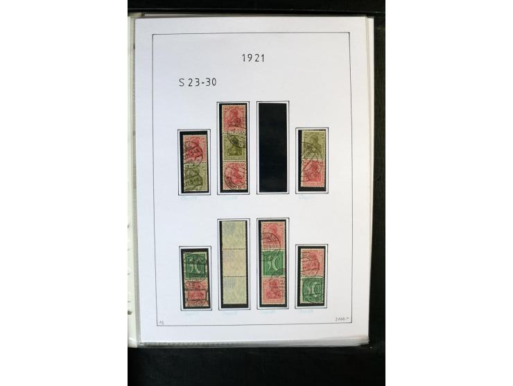 1912/41, gestempelte Sammlung mit vielen guten Kombinationen, Infla teils signiert, aber auch mit fraglichen Stempeln