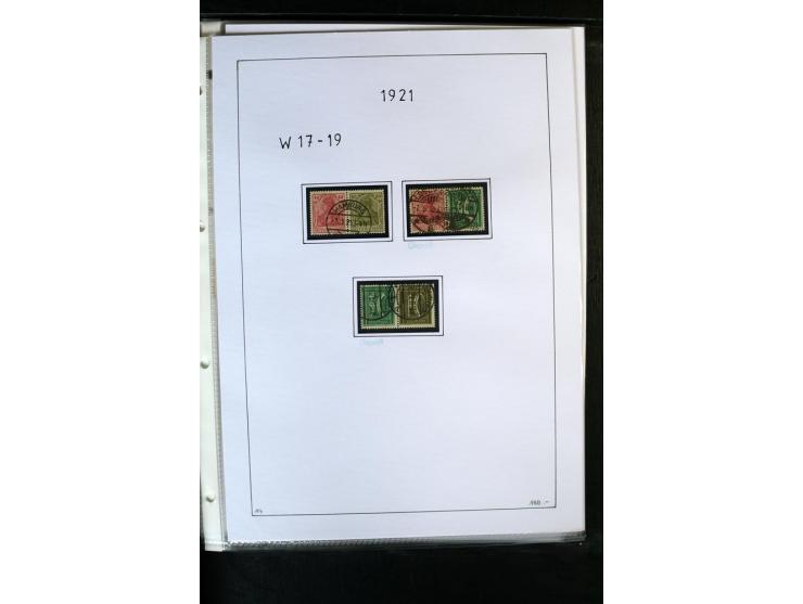 1912/41, gestempelte Sammlung mit vielen guten Kombinationen, Infla teils signiert, aber auch mit fraglichen Stempeln