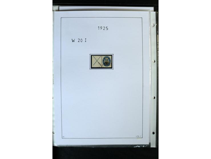 1912/41, gestempelte Sammlung mit vielen guten Kombinationen, Infla teils signiert, aber auch mit fraglichen Stempeln