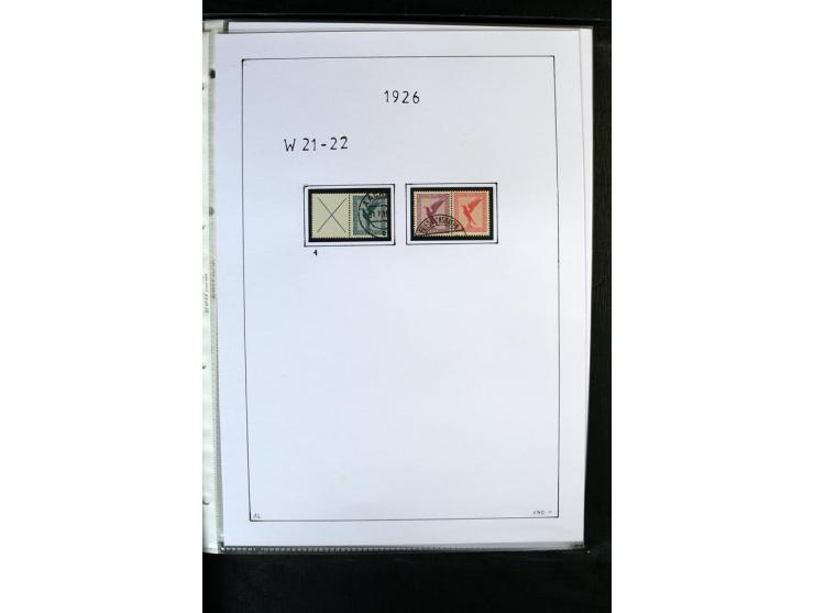 1912/41, gestempelte Sammlung mit vielen guten Kombinationen, Infla teils signiert, aber auch mit fraglichen Stempeln