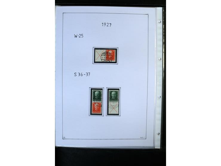 1912/41, gestempelte Sammlung mit vielen guten Kombinationen, Infla teils signiert, aber auch mit fraglichen Stempeln