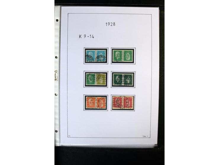 1912/41, gestempelte Sammlung mit vielen guten Kombinationen, Infla teils signiert, aber auch mit fraglichen Stempeln