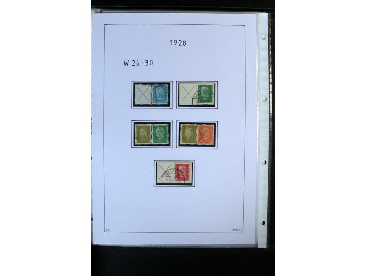 1912/41, gestempelte Sammlung mit vielen guten Kombinationen, Infla teils signiert, aber auch mit fraglichen Stempeln