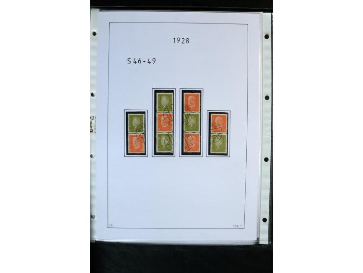 1912/41, gestempelte Sammlung mit vielen guten Kombinationen, Infla teils signiert, aber auch mit fraglichen Stempeln