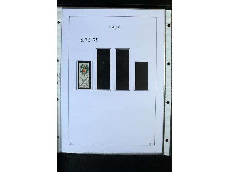 1912/41, gestempelte Sammlung mit vielen guten Kombinationen, Infla teils signiert, aber auch mit fraglichen Stempeln
