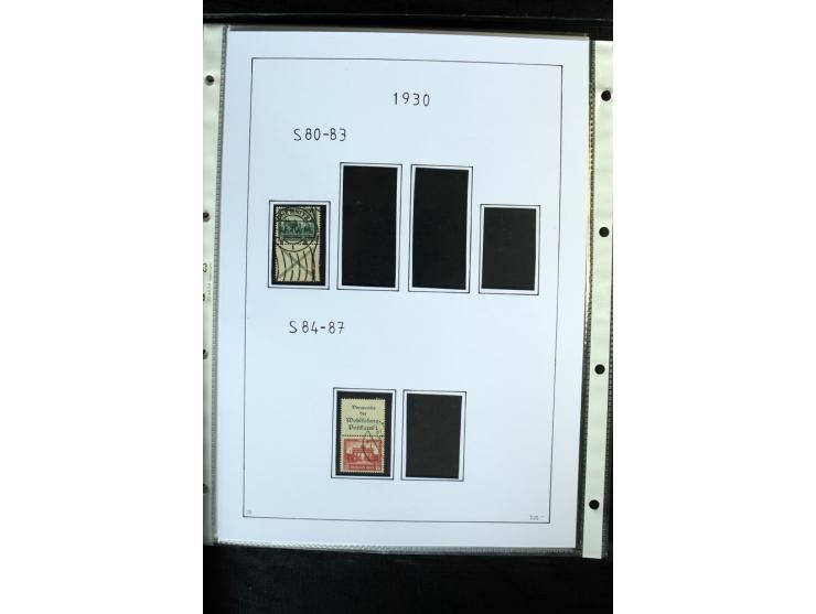 1912/41, gestempelte Sammlung mit vielen guten Kombinationen, Infla teils signiert, aber auch mit fraglichen Stempeln