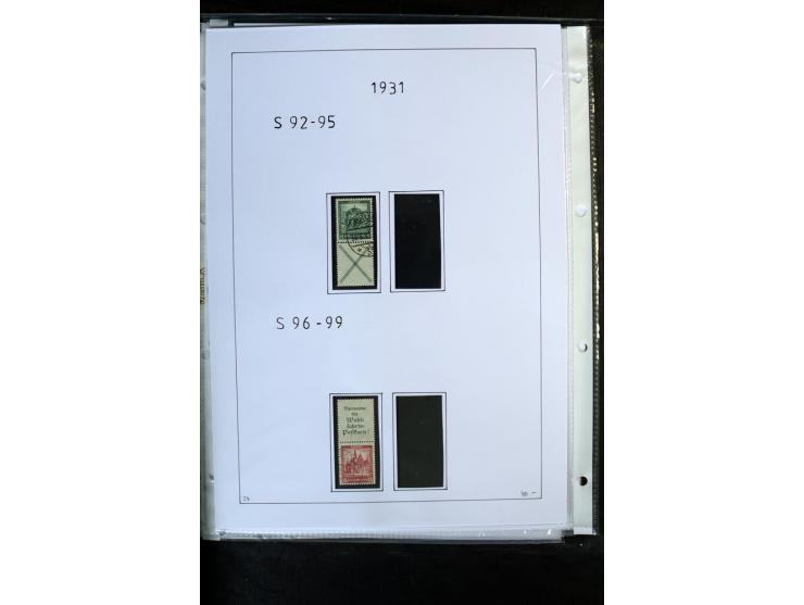 1912/41, gestempelte Sammlung mit vielen guten Kombinationen, Infla teils signiert, aber auch mit fraglichen Stempeln