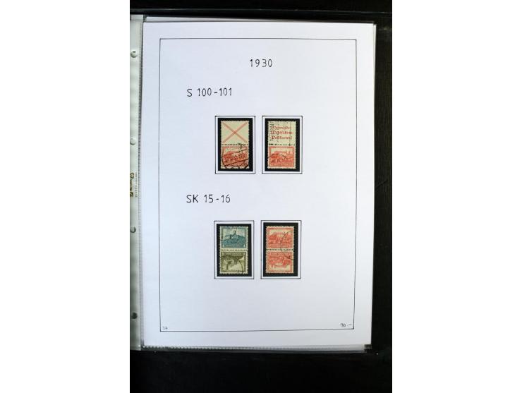1912/41, gestempelte Sammlung mit vielen guten Kombinationen, Infla teils signiert, aber auch mit fraglichen Stempeln