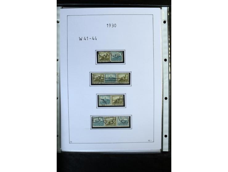 1912/41, gestempelte Sammlung mit vielen guten Kombinationen, Infla teils signiert, aber auch mit fraglichen Stempeln