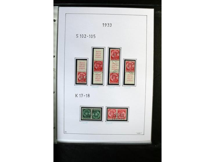 1912/41, gestempelte Sammlung mit vielen guten Kombinationen, Infla teils signiert, aber auch mit fraglichen Stempeln