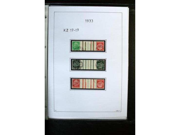 1912/41, gestempelte Sammlung mit vielen guten Kombinationen, Infla teils signiert, aber auch mit fraglichen Stempeln