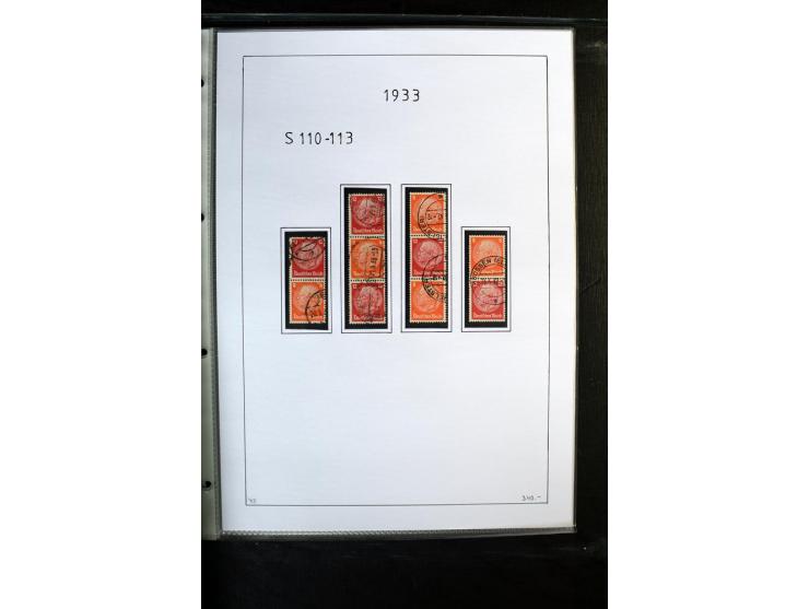 1912/41, gestempelte Sammlung mit vielen guten Kombinationen, Infla teils signiert, aber auch mit fraglichen Stempeln