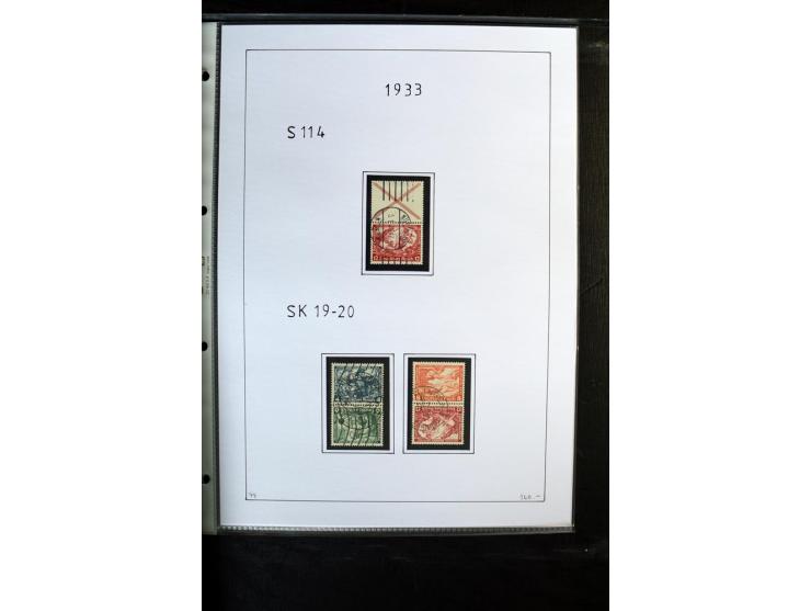 1912/41, gestempelte Sammlung mit vielen guten Kombinationen, Infla teils signiert, aber auch mit fraglichen Stempeln