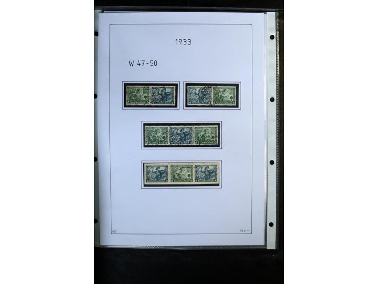1912/41, gestempelte Sammlung mit vielen guten Kombinationen, Infla teils signiert, aber auch mit fraglichen Stempeln
