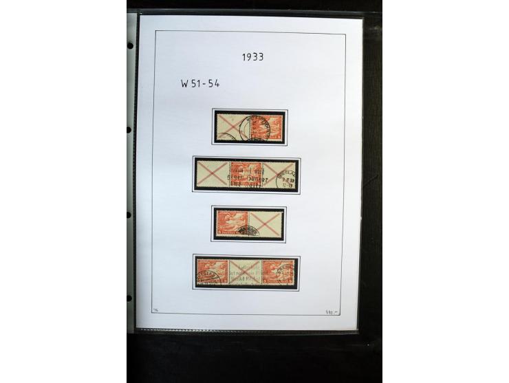 1912/41, gestempelte Sammlung mit vielen guten Kombinationen, Infla teils signiert, aber auch mit fraglichen Stempeln