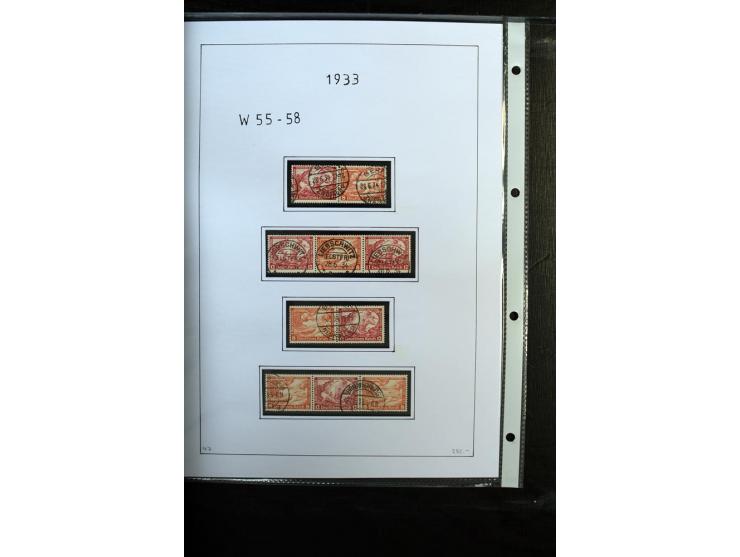 1912/41, gestempelte Sammlung mit vielen guten Kombinationen, Infla teils signiert, aber auch mit fraglichen Stempeln