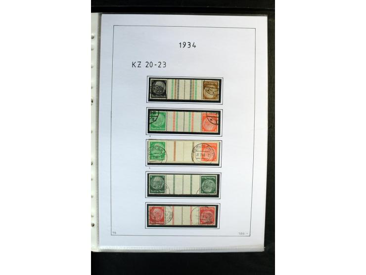 1912/41, gestempelte Sammlung mit vielen guten Kombinationen, Infla teils signiert, aber auch mit fraglichen Stempeln