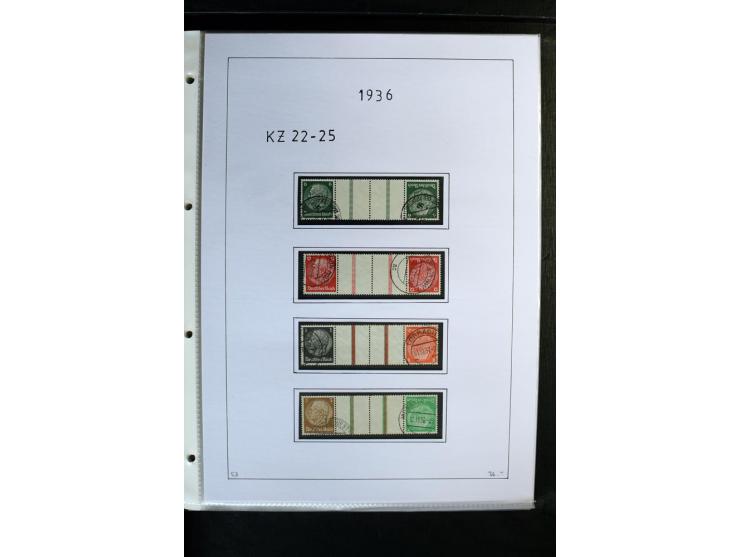 1912/41, gestempelte Sammlung mit vielen guten Kombinationen, Infla teils signiert, aber auch mit fraglichen Stempeln