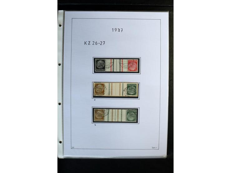 1912/41, gestempelte Sammlung mit vielen guten Kombinationen, Infla teils signiert, aber auch mit fraglichen Stempeln