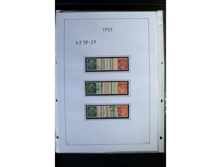 1912/41, gestempelte Sammlung mit vielen guten Kombinationen, Infla teils signiert, aber auch mit fraglichen Stempeln