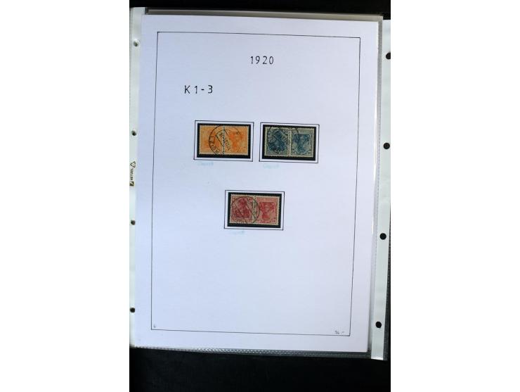 1912/41, gestempelte Sammlung mit vielen guten Kombinationen, Infla teils signiert, aber auch mit fraglichen Stempeln