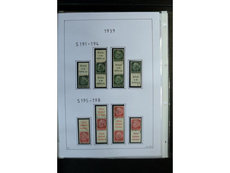 1912/41, gestempelte Sammlung mit vielen guten Kombinationen, Infla teils signiert, aber auch mit fraglichen Stempeln