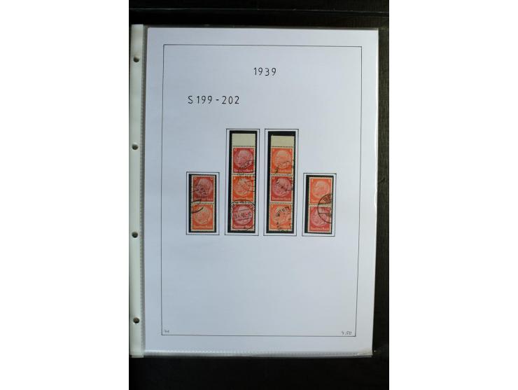 1912/41, gestempelte Sammlung mit vielen guten Kombinationen, Infla teils signiert, aber auch mit fraglichen Stempeln