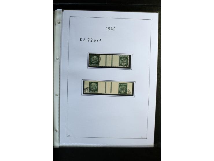 1912/41, gestempelte Sammlung mit vielen guten Kombinationen, Infla teils signiert, aber auch mit fraglichen Stempeln