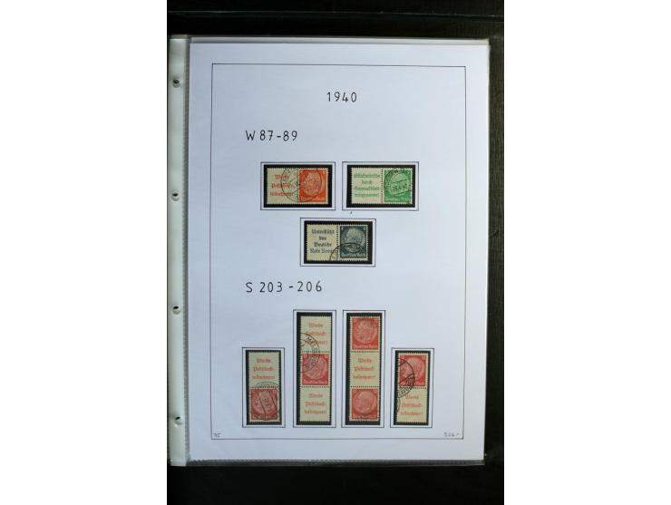 1912/41, gestempelte Sammlung mit vielen guten Kombinationen, Infla teils signiert, aber auch mit fraglichen Stempeln