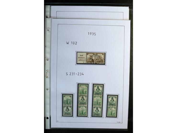 1912/41, gestempelte Sammlung mit vielen guten Kombinationen, Infla teils signiert, aber auch mit fraglichen Stempeln