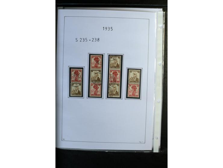 1912/41, gestempelte Sammlung mit vielen guten Kombinationen, Infla teils signiert, aber auch mit fraglichen Stempeln