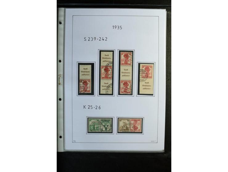 1912/41, gestempelte Sammlung mit vielen guten Kombinationen, Infla teils signiert, aber auch mit fraglichen Stempeln