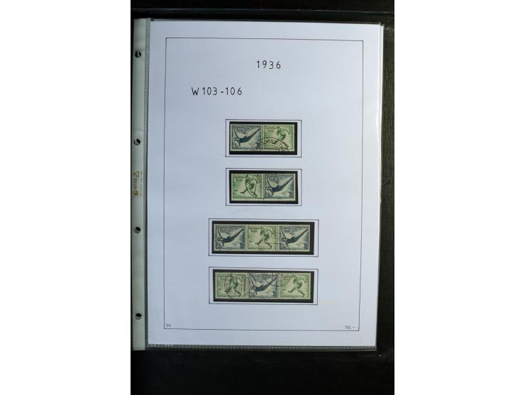 1912/41, gestempelte Sammlung mit vielen guten Kombinationen, Infla teils signiert, aber auch mit fraglichen Stempeln