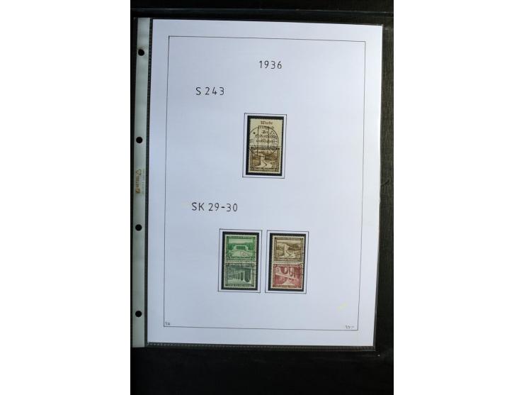 1912/41, gestempelte Sammlung mit vielen guten Kombinationen, Infla teils signiert, aber auch mit fraglichen Stempeln