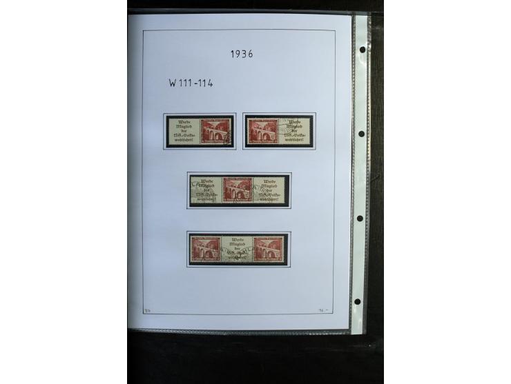 1912/41, gestempelte Sammlung mit vielen guten Kombinationen, Infla teils signiert, aber auch mit fraglichen Stempeln