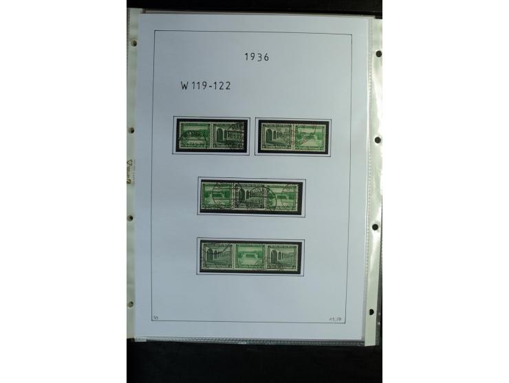 1912/41, gestempelte Sammlung mit vielen guten Kombinationen, Infla teils signiert, aber auch mit fraglichen Stempeln